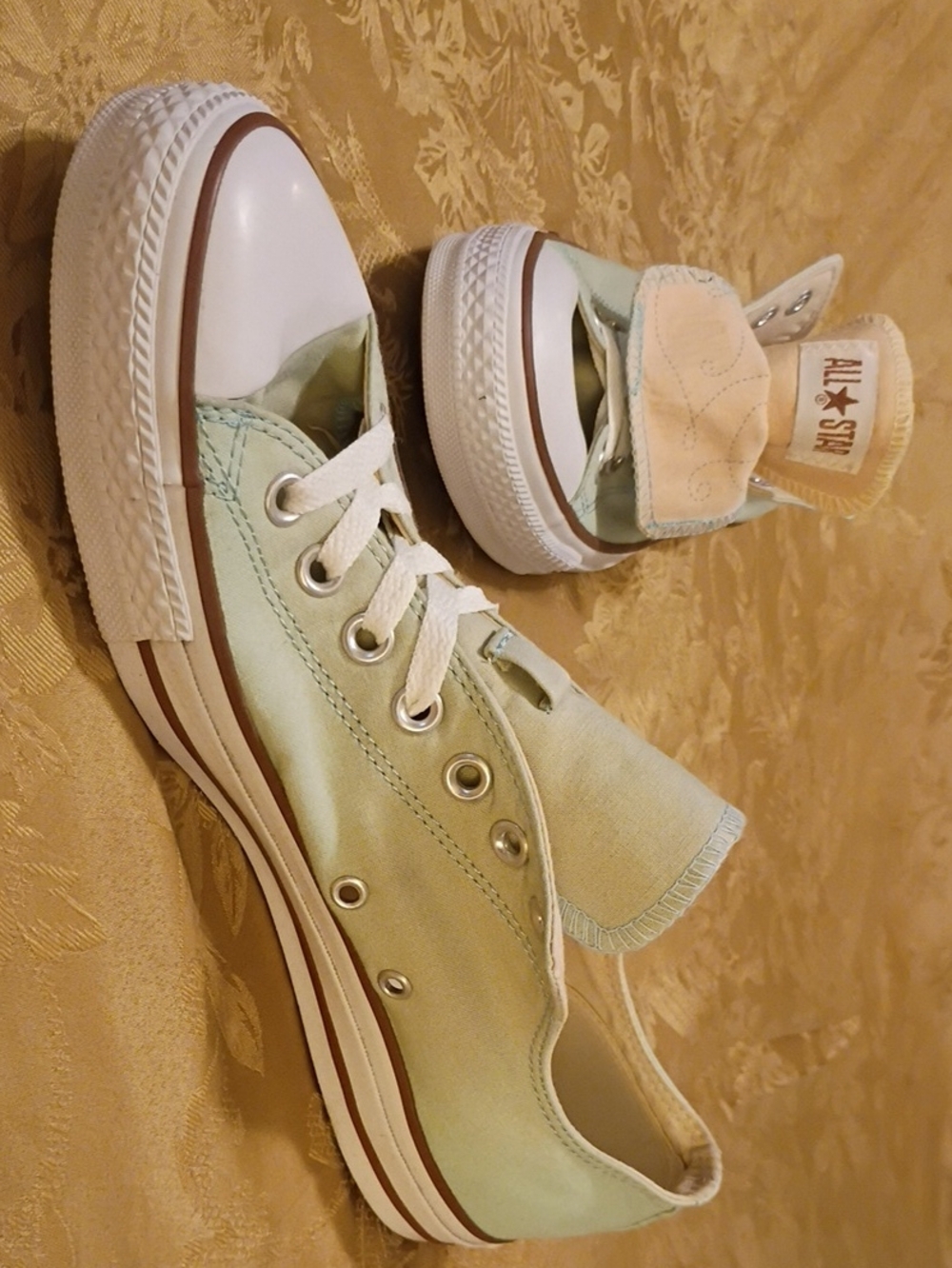CONVERSE Limited Edition All Star Low Top Light Green Men's 9.5 Women's 11